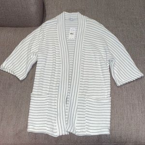 *NWT* Splendid black and white striped cardigan
